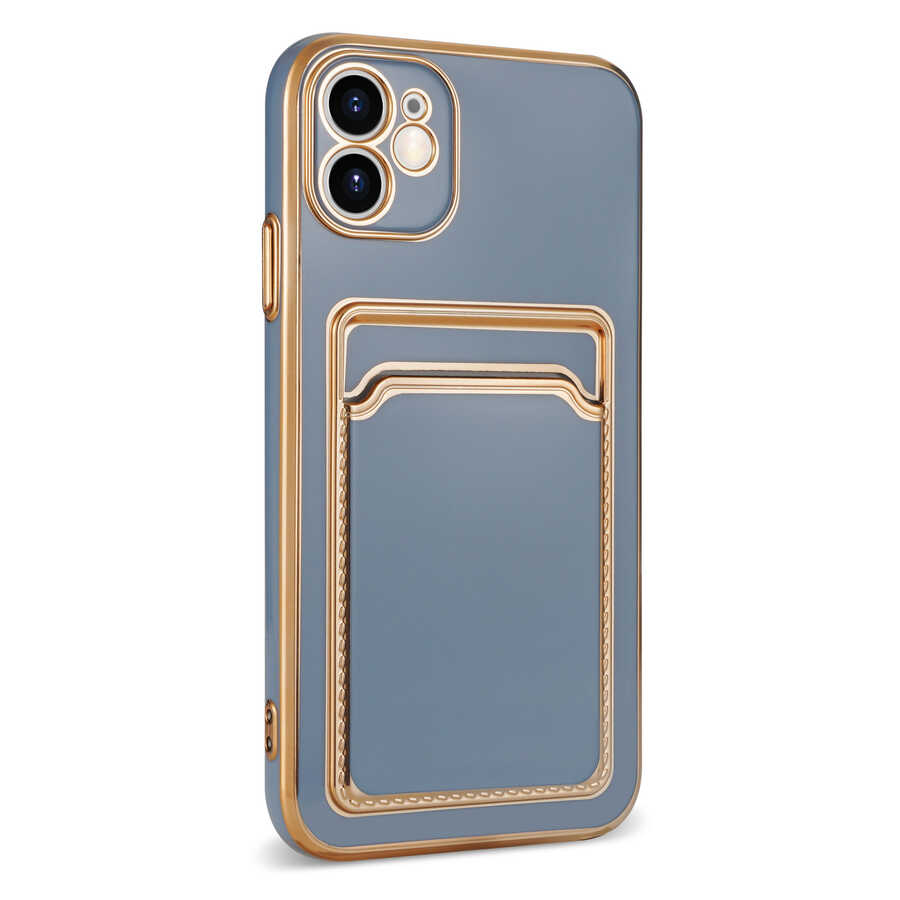 Apple iPhone 11 Uyumlu Kılıf Zore Bark Kartlıklı Kapak - 5