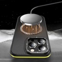 Apple iPhone 14 Pro Max Uyumlu Kılıf Mat Transparan Karbon Fiber Görünümlü Wlons Marin Kapak - 1