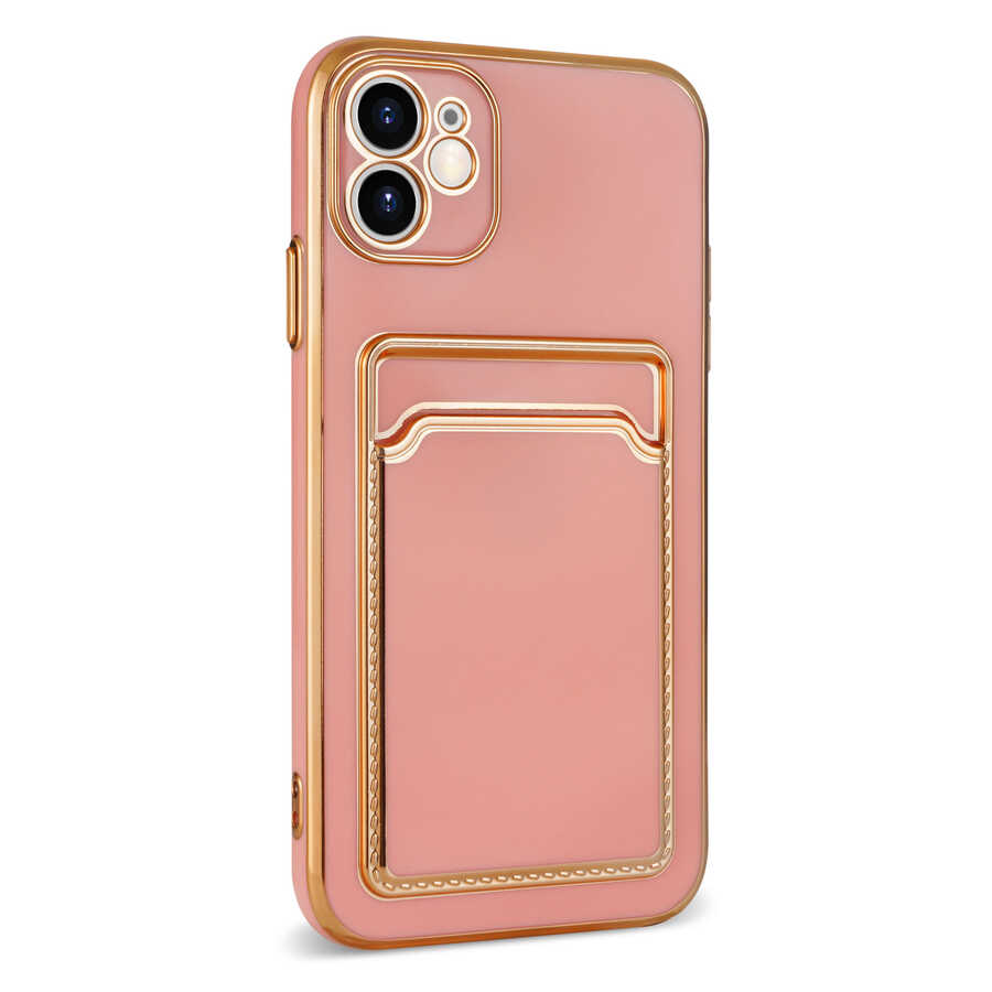 Apple iPhone 12 Uyumlu Kılıf Zore Bark Kartlıklı Kapak - 2