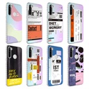 Xiaomi Redmi Note 8 Uyumlu Kılıf Airbag Kenarlı Renkli Desenli Silikon Zore Elegans Kapak - 1