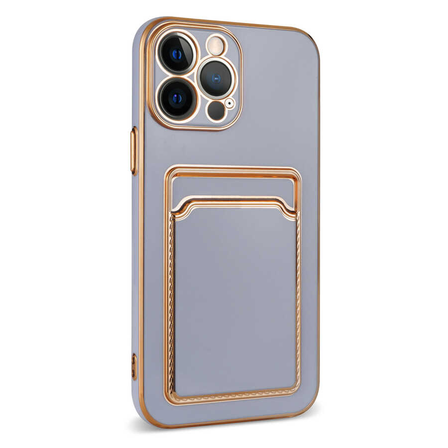 Apple iPhone 12 Pro Uyumlu Kılıf Zore Bark Kartlıklı Kapak - 4