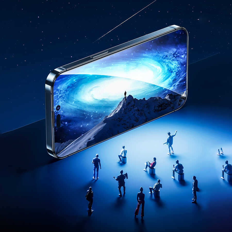 Apple iPhone 14 Pro Max Uyumlu Benks 0.3mm V Pro Ekran Koruyucu - 6