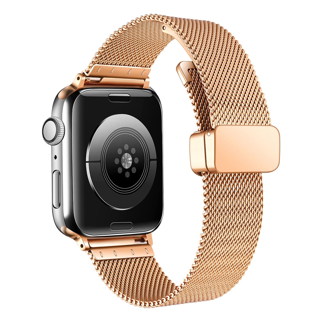 Apple Watch 7 45mm Uyumlu Zore KRD-85 Metal Kordon - 10