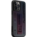 Apple iPhone 14 Pro Uyumlu Kılıf SkinArma Holografik Tasarımlı Standlı Deri Görünümlü Kira Kobai Kapak