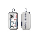 Apple iPhone 15 Pro Uyumlu Kılıf Magsafe Şarj Özellikli Bilet Desenli Wiwu Turkey B Serisi Kapak - 1