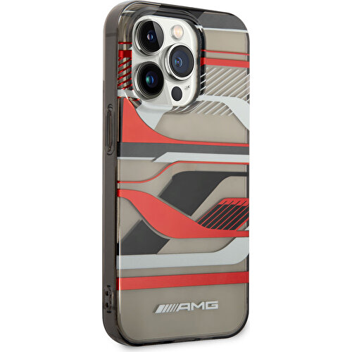 Apple iPhone 14 Pro Uyumlu Kılıf AMG Transparan Grafik Dizayn Kapak