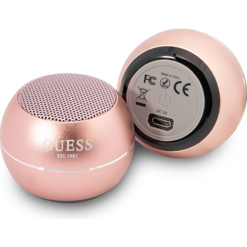 GUESS Alüminyum Alaşım Gövde Tasarımlı Mini Bluetooth Speaker