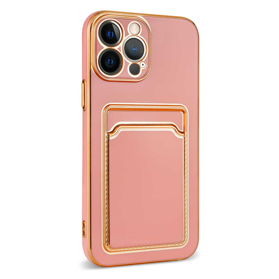 Apple iPhone 12 Pro Max Uyumlu Kılıf Zore Bark Kartlıklı Kapak - 2