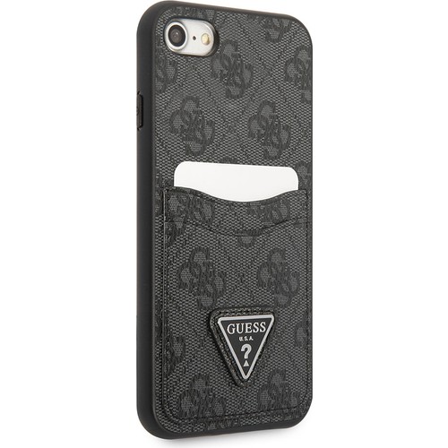 Apple iPhone 7 Uyumlu Kılıf GUESS Çift Kart Bölmeli Kapak