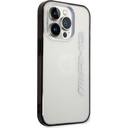 Apple iPhone 14 Pro Max Uyumlu Kılıf AMG Transparan Siyah Çerçeve Dizayn Kapak