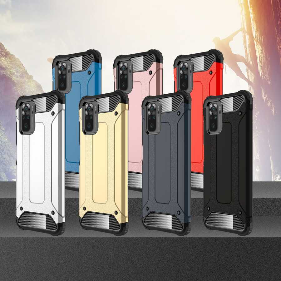 Xiaomi Poco M5S Uyumlu Kılıf Zore Crash Silikon Kapak - 4