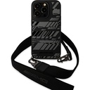 Apple iPhone 14 Pro Uyumlu Kılıf AMG Liquid Silikon Strap Telefon Askılı Grafik Dizayn Kapak