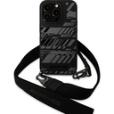 Apple iPhone 14 Pro Max Uyumlu Kılıf AMG Liquid Silikon Strap Telefon Askılı Grafik Dizayn Kapak