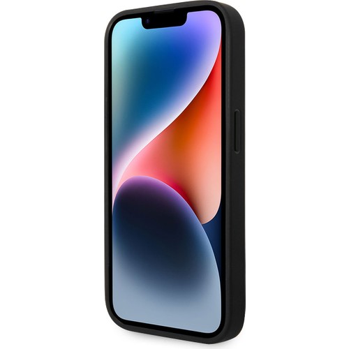 Apple iPhone 14 Pro Max Uyumlu Kılıf Ferrari Deri Delikli Dizayn Kapak