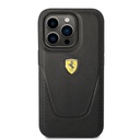 Apple iPhone 14 Pro Max Uyumlu Kılıf Ferrari Deri Delikli Dizayn Kapak