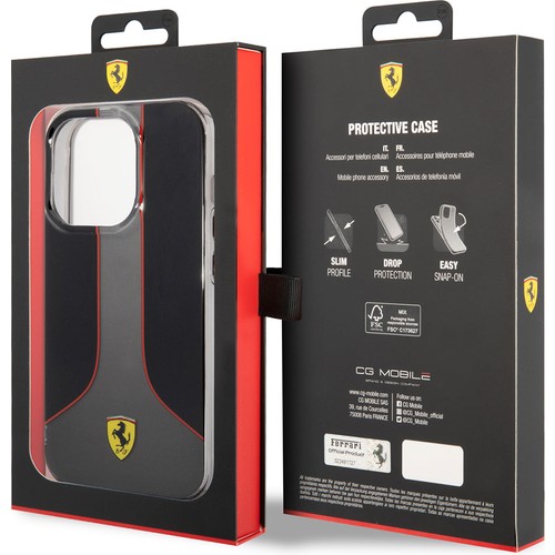Apple iPhone 14 Pro Max Uyumlu Kılıf Ferrari Gradient Baskılı Dizayn Kapak
