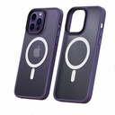 Apple iPhone 14 Pro Uyumlu Kılıf Wireless Şarj Özellikli Zore Hibrit Magsafe Kapak - 1