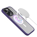 Apple iPhone 14 Pro Uyumlu Kılıf Wireless Şarj Özellikli Zore Hibrit Magsafe Kapak - 6