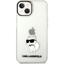 Apple iPhone 14 Uyumlu Kılıf Karl Lagerfeld Transparan Choupette Dizayn Kapak