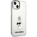 Apple iPhone 14 Uyumlu Kılıf Karl Lagerfeld Transparan Choupette Dizayn Kapak