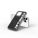 Apple iPhone 15 Pro Max Uyumlu Kılıf Magsafe Şarj Özellikli I Love Turkey Yazı Desenli Wiwu Turkey E Serisi Kapak - 5