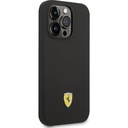 Apple iPhone 14 Pro Max Uyumlu Kılıf Ferrari Magsafe Şarj Özellikli Silikon Metal Logo Dizayn Kapak