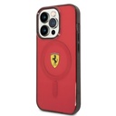 Apple iPhone 14 Pro Max Uyumlu Kılıf Ferrari Magsafe Şarj Özellikli Yarı Transparan Dizayn Kapak - 7