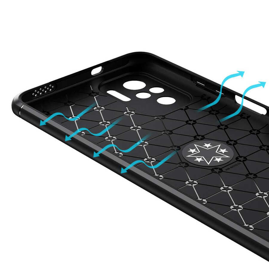 Xiaomi Poco M5S Uyumlu Kılıf Zore Ravel Silikon Kapak - 1