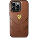 Apple iPhone 14 Pro Uyumlu Kılıf Ferrari Orjinal Lisanslı PU Deri Sıcak Baskı Çizgili Dizayn Kapak