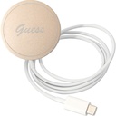 Apple iPhone 14 Pro Uyumlu Kılıf GUESS Magsafe Şarj Özellikli Yaprak Desenli Magsafe Şarj Kablolu Kapak