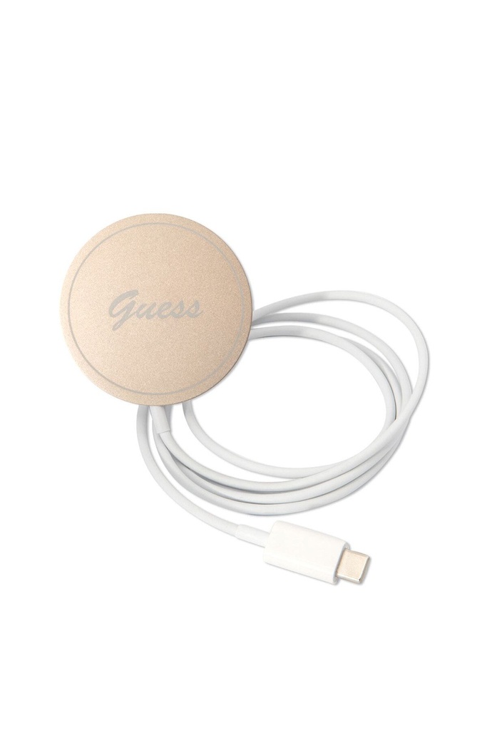 Apple iPhone 14 Pro Uyumlu Kılıf GUESS Magsafe Şarj Özellikli Yaprak Desenli Magsafe Şarj Kablolu Kapak