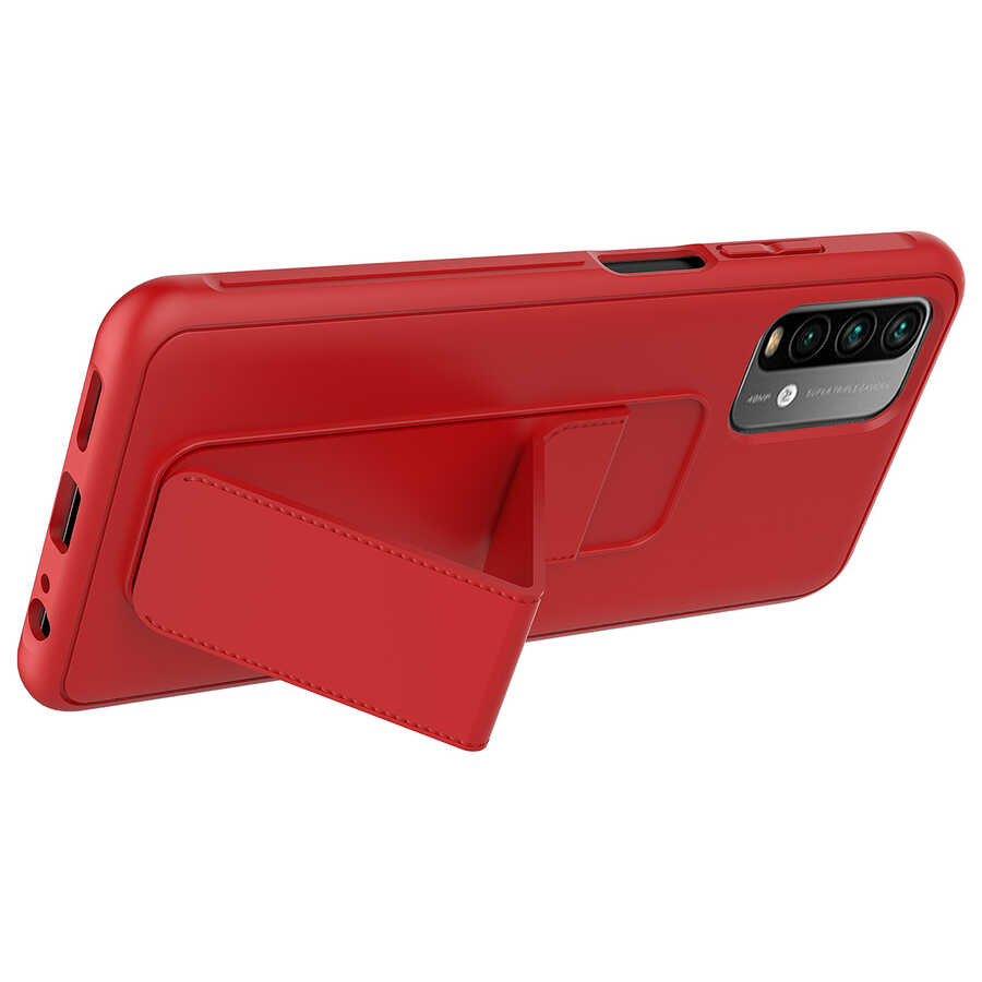 Xiaomi Poco M5S Uyumlu Kılıf Zore Qstand Kapak - 1