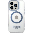 Apple iPhone 14 Pro Max Uyumlu Kılıf GUESS Magsafe Şarj Özellikli Metal Kamera Çerçeveli Kapak