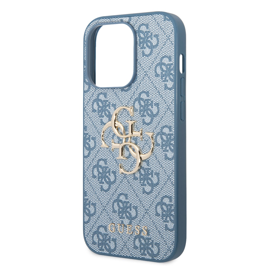 Apple iPhone 14 Pro Max Uyumlu Kılıf GUESS PU Deri Büyük Metal Logo Dizaynlı Kapak - 9