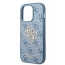 Apple iPhone 14 Pro Max Uyumlu Kılıf GUESS PU Deri Büyük Metal Logo Dizaynlı Kapak - 9