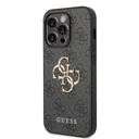 Apple iPhone 14 Pro Max Uyumlu Kılıf GUESS PU Deri Büyük Metal Logo Dizaynlı Kapak - 14