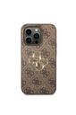 Apple iPhone 14 Pro Max Uyumlu Kılıf GUESS PU Deri Büyük Metal Logo Dizaynlı Kapak