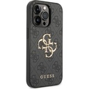 Apple iPhone 14 Pro Max Uyumlu Kılıf GUESS PU Deri Büyük Metal Logo Dizaynlı Kapak