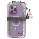 Apple iPhone 14 Pro Uyumlu Kılıf Magsafe Şarj Özellikli Youngkit Coloured Glaze Serisi Kapak - 5