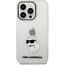 Apple iPhone 14 Pro Uyumlu Kılıf Karl Lagerfeld Transparan Choupette Dizayn Kapak