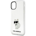 Apple iPhone 11 Uyumlu Kılıf Karl Lagerfeld Transparan Choupette Dizayn Kapak