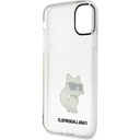 Apple iPhone 11 Uyumlu Kılıf Karl Lagerfeld Transparan Choupette Dizayn Kapak