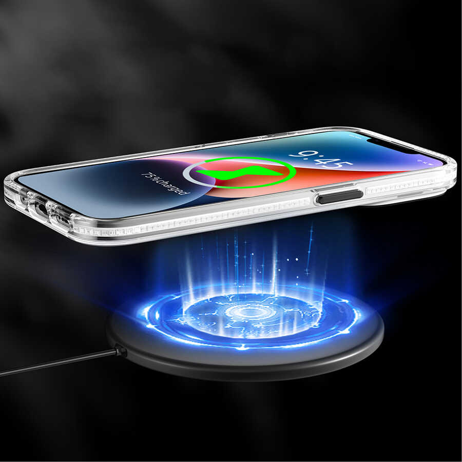 Apple iPhone 14 Plus Uyumlu Kılıf Magsafe Şarj Özellikli Youngkit Water-Ink Serisi Kapak - 4