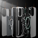 Apple iPhone 14 Pro Uyumlu Kılıf Magsafe Şarj Özellikli Youngkit Water-Ink Serisi Kapak - 3