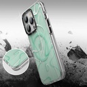Apple iPhone 14 Pro Uyumlu Kılıf Magsafe Şarj Özellikli Youngkit Water-Ink Serisi Kapak - 5