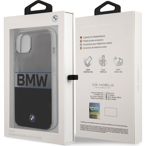 Apple iPhone 11 Uyumlu Kılıf BMW Buzlu Transparan Sert PC Kapak