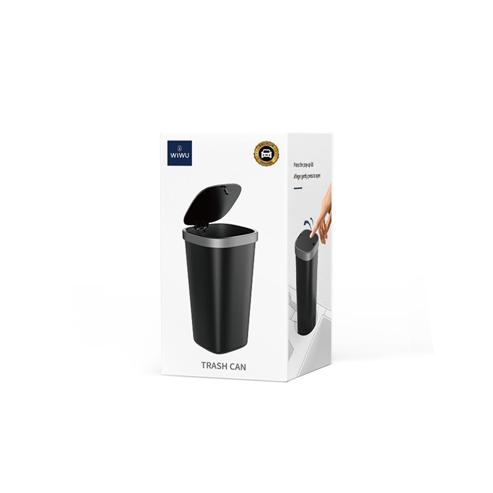 Wiwu CH020 Otomatik Kapaklı Araç İçi Mini Çöp Kutusu - 1