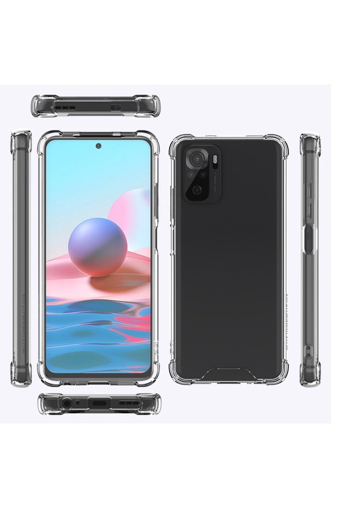 Xiaomi Redmi Note 10S Uyumlu Kılıf Zore Nitro Anti Shock Silikon