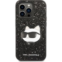 Apple iPhone 14 Pro Uyumlu Kılıf Karl Lagerfeld Parlak Taşlı Choupette Dizayn Kapak