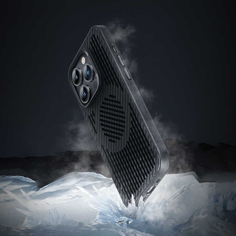 Apple iPhone 14 Pro Uyumlu Kılıf Benks Magnetic Cooling Kevlar Soğutucu Özellikli Telefon Kılıfı - 2